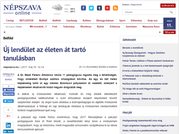 Népszava 2017 május