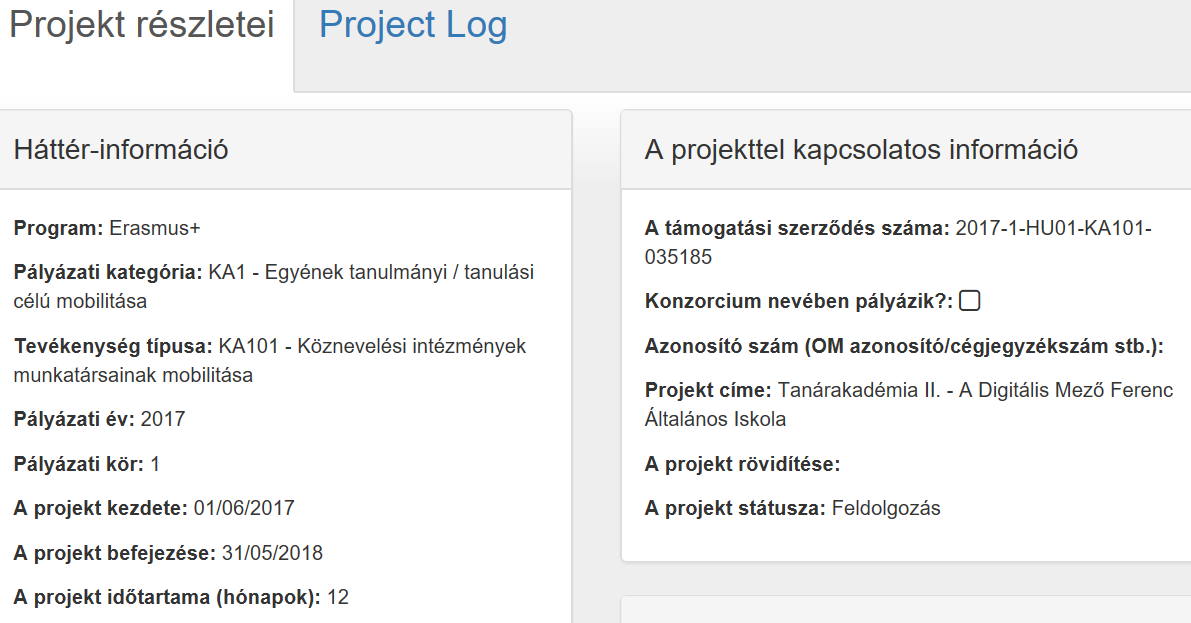 Alapadatok 2017 Erasmus