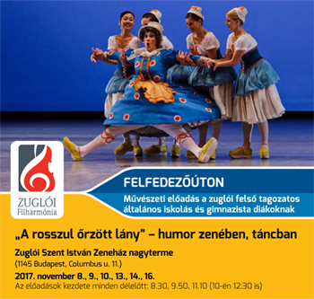 Felfedezőúton – Zuglói Filharmónia