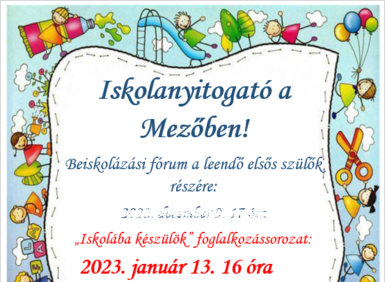 Iskolába készülök