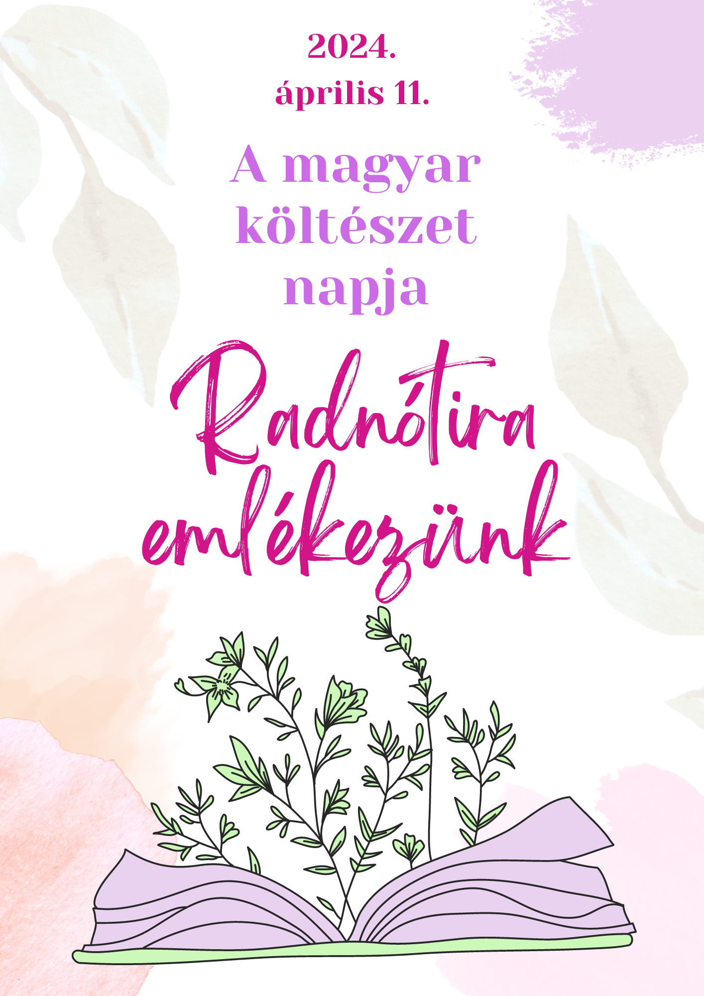 Költészet napja 2024