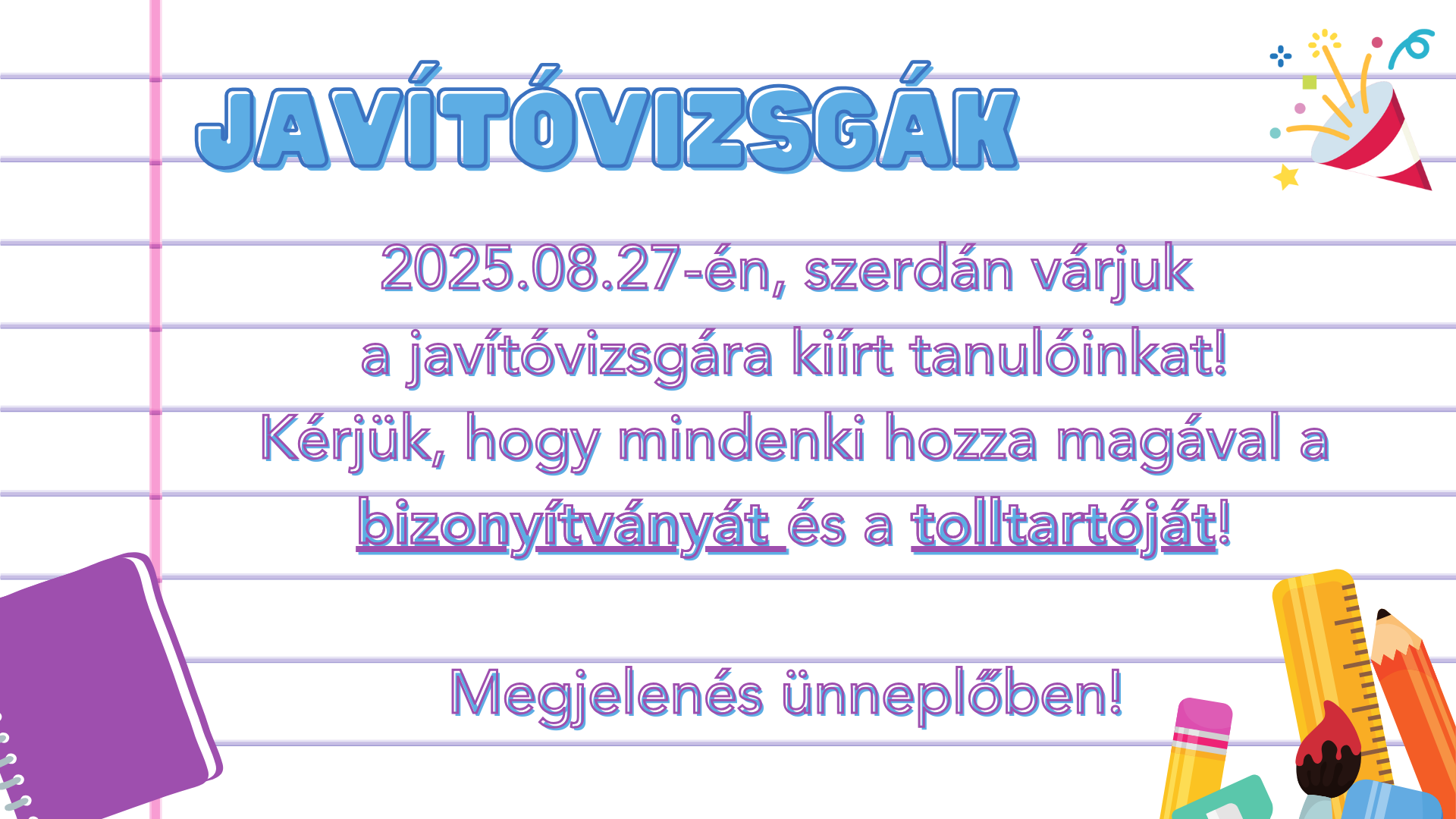 Javítóvizsgák